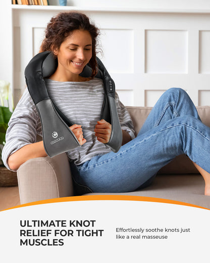 Shiatsu Neck Massager with Heat - Full Body Pain Relief