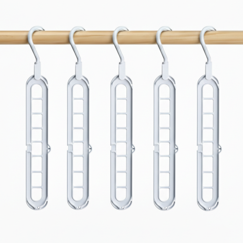 5-Piece Space-Saving Hanger Set