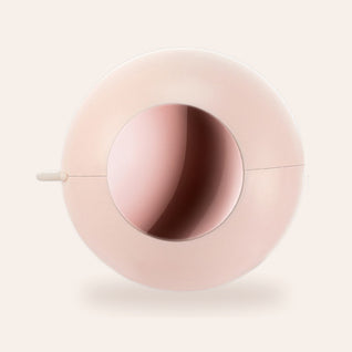 RosyIron reusable gel lint roller in blush pink