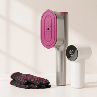 RosyIron Starter Care Set with SteamerPro steamer, lint remover and steaming gloves
